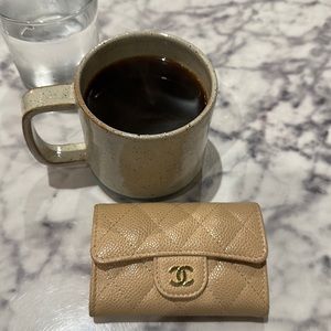 Pre-owned Chanel Classic Flap Card Holder